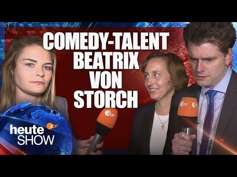 Lutz van der Horst & Hazel Brugger bei den Bundestagswahlpartys | heute-show vom 29.09.2017