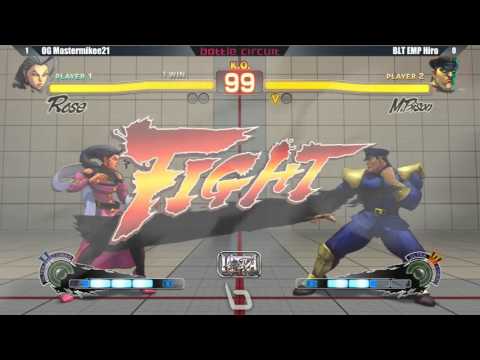 Next Level Battle Circuit 154 - USF4 - OG MasterMikee21 (Rose) vs BLT EMP Hiro (M.Bison)