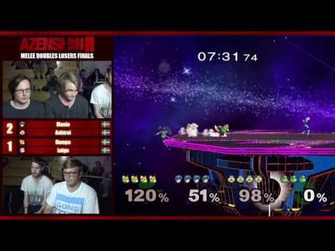 Azension II - - Manio + Ashtrei Vs. Humpe + Luigo - Losers Finals - Melee Doubles