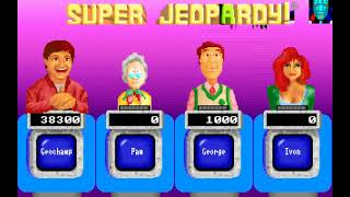 DOS Game:  Super Jeopardy! (1991 GameTek, Inc.)