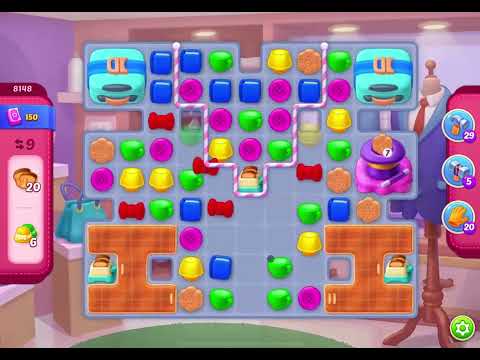 HomeScapes Level 8148 no boosters (15 moves)