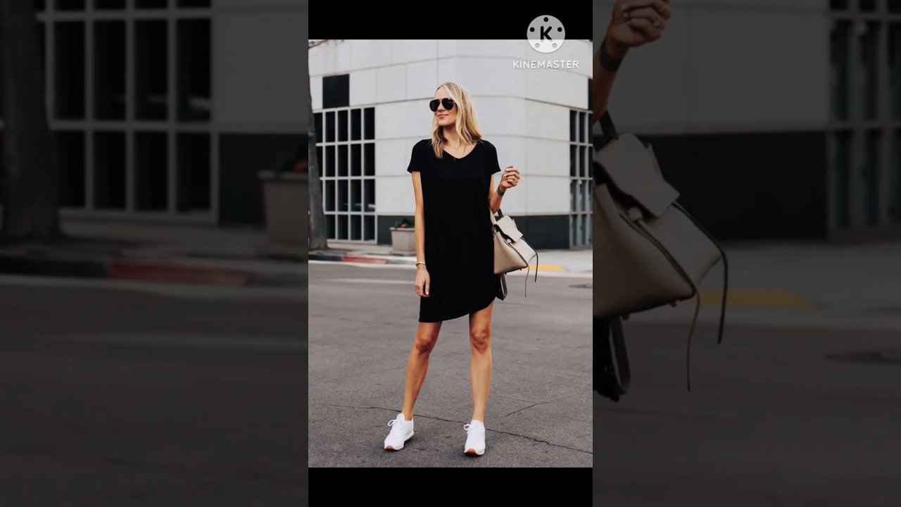 look stylish in mini dress #shorts #viral #trending
