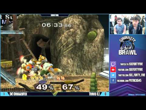 GB Mar 5, 2016 - SSBM Singles - Grand Final - DruggedFox vs Travis