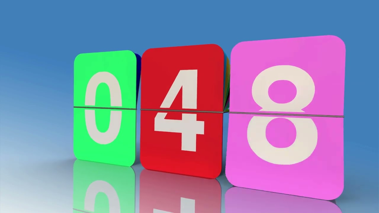 100 Seconds Flip Clock Countdown Timer