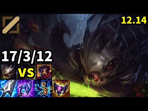 Kog'Maw Mid vs Viktor - KR Master | Patch 12.14