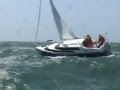 MacGregor 26 sailing in 50 mph winds and big waves ...
