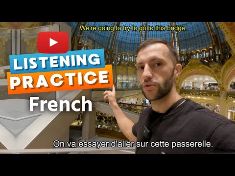 Easy French in Paris Listening Practice  | Episode 7 (FR/EN Subtitles) Native French listening