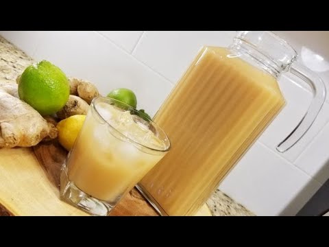 HOMEMADE GINGER BEER RECIPE || 3 INGREDIENTS || JAMAICAN STYLE
