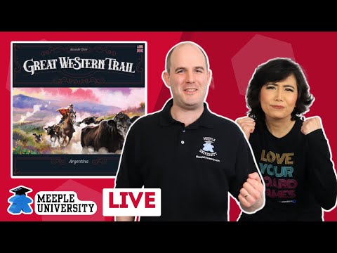 Great Western Trail Argentina - Live Playthrough Board Game and Giveaway
