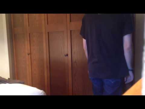 Magically disappearing through a wall