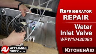 KitchenAid Refrigerator Not Producing Ice - Water Inlet Valve Repair and Diagnostic