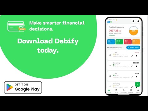 Debify: AI Expense Manager video thumbnail