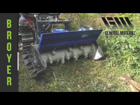 Broyeur forestier Série SS-Q - marteaux fixes pour chargeuse 50 à 90 CV - diamètre de broyage jusqu'à 12 cm_8