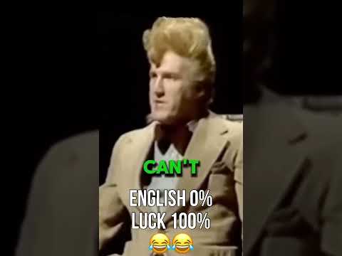 When you speak no English, but luck is on your side 🤣