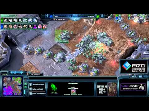 SC2 Sen vs Strelok Game 2 NASL Season 3 Starcraft 2 gameplay