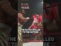 BOTCHED Table Spot Leads To Sabu Getting Visibly Pissed Off