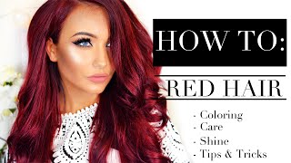 ❤ HOW TO: Red Hair - Coloring, Care, Shine, Tips & Tricks ❤