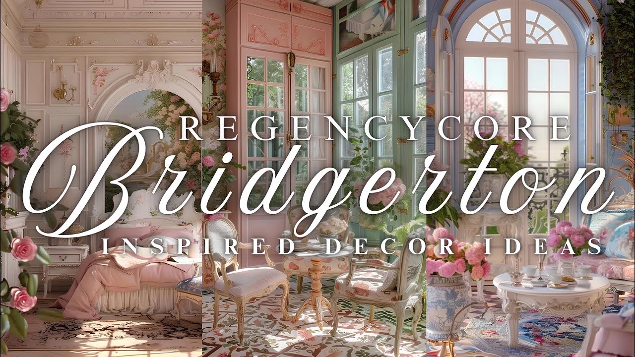 Regencycore | Add the Glamorous Bridgerton Aesthetic to Your Home with a Modern Regency Twist!🪞✨🦢