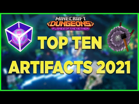 Top Ten BEST ARTIFACTS You Should Be Using 2021 - Minecraft Dungeons