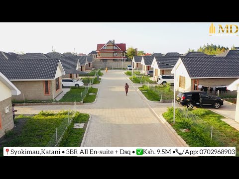 ✅Ksh. 9.5M Elegant 3BR + DSQ in Syokimau, Katani ,Gated Estate