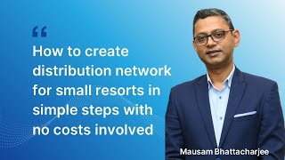 How to build a distribution network for small resorts for free