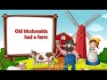 Old Mcdonalds Had A Farm Old Mcdonalds Nursery Rhymes Old Mcdonalds Song Kuddo Kids With Iva