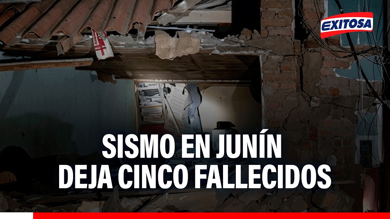 🔴🔵Jefe de Indeci confirma al menos cinco fallecidos y más de 300 damnificados tras sismo en Junín