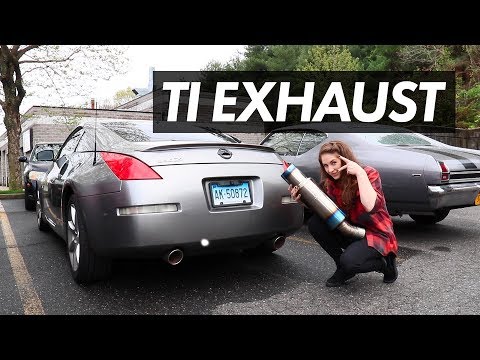 350z Tomei Titanium Exhaust Install