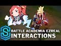Battle Academia Ezreal Special Interactions