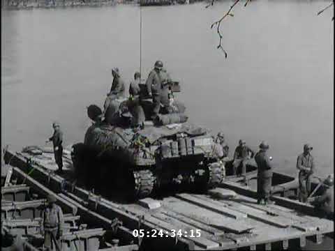 5th Infantry Division Rhine River Crossing. Neirstein, Germany (March 23, 1945)