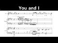 Jacob Collier - You and I (Transcription)