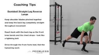 614. Dumbbell Straight Leg Lunge