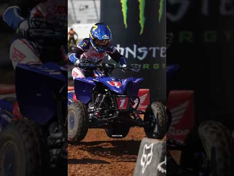 Supercross whoops on a Quad? Hetrick is a Beast! #ATVMX #Supercross