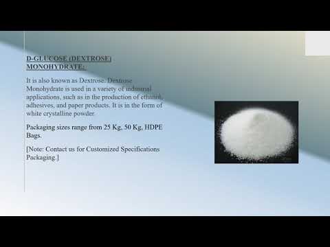 D-Glucose (Dextrose) Monohydrate, Powder, 25 Kg