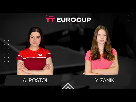 11:15 Anastasiia Postol - Yulianna Zanik 18.05.2025 TT Euro.Cup Women Ukraine Star TABLE 3