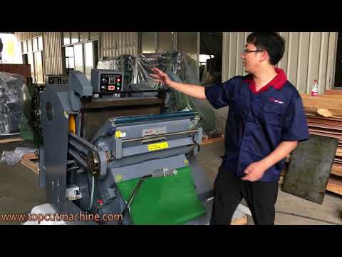 ML 750CE paper die cutting and creasing machine