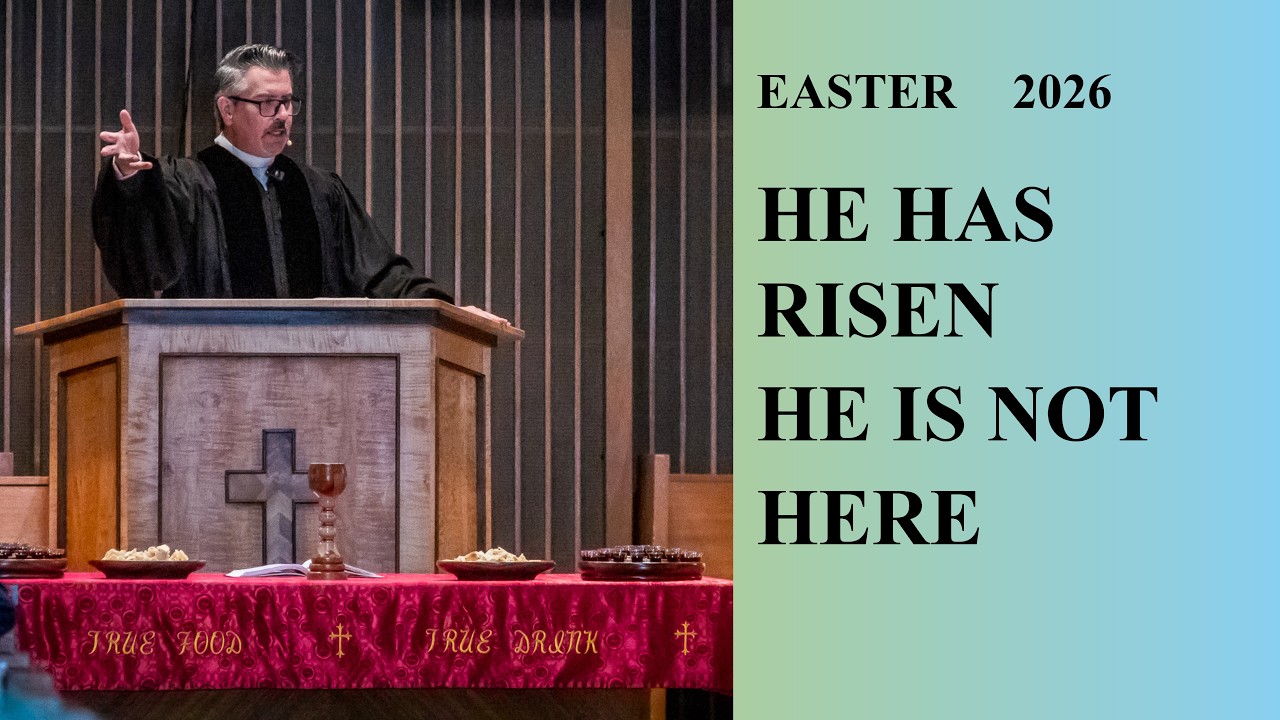 He Has Risen; He Is Not Here | Easter 2026 | Dr. Daniel R. Hyde