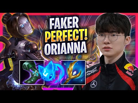 FAKER PERFECT GAME WITH ORIANNA! - T1 Faker Plays Orianna MID vs Tristana! | Season 2024