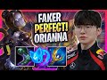 FAKER PERFECT GAME WITH ORIANNA! - T1 Faker Plays Orianna MID vs Tristana! | Season 2024