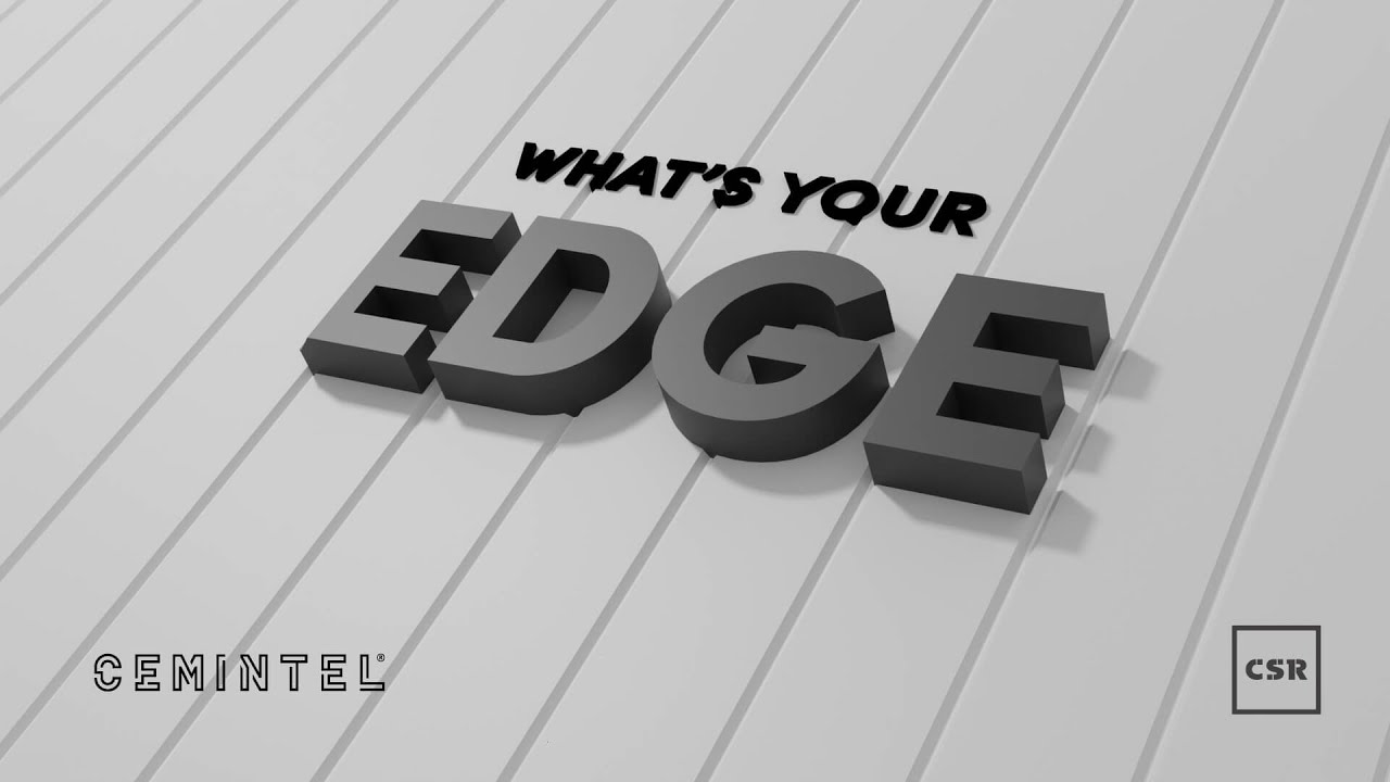What's Your Edge? A look at the Edge Cladding range.