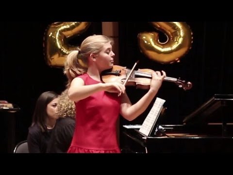 SIBELIUS Humoresques op. 87 - Sarah JEGOU-SAGEMAN - 1er Prix violon concours FLAME 2014