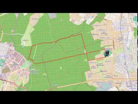 Winter-Laufstrecke, Rodgau Jügesheim der TGM SV Jügesheim