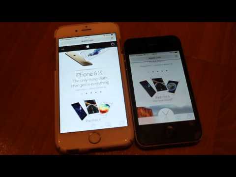 iPhone 4S iOS 9.1 VS iPhone 6 iOS 9.1