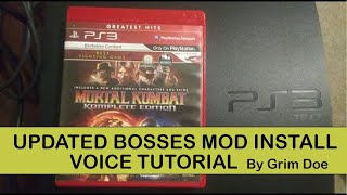 PS3 MK9 KE - BOSSES MOD (INSTALL VOICE TUT)