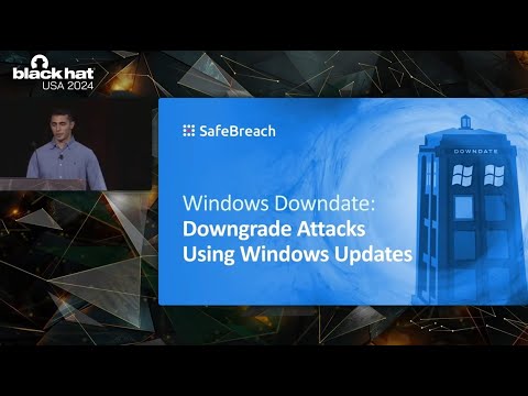 Windows Downdate: Downgrade Attacks Using Windows Updates