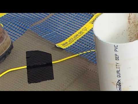 How to avoid fixtures when installing Thermonet Underfloor Heating