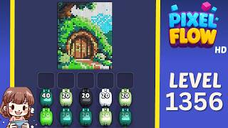 Pixel Flow Level 1356 Solution Walkthrough