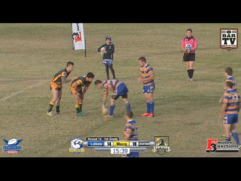 Real NRL Round 14 1st Grade Highlights - Lakes v Macquarie