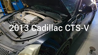 Cadillac CTS-V  Dead Battery Entry, Fuse Box Removal, and How To Get It In Neutral With No Power.