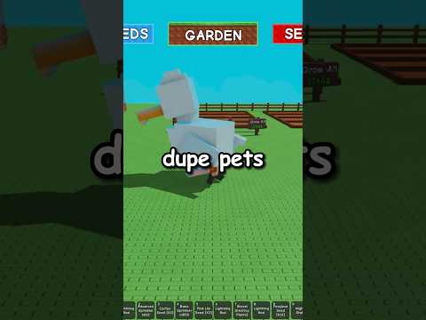How to DUPE PETS in Grow a Garden! 🌱